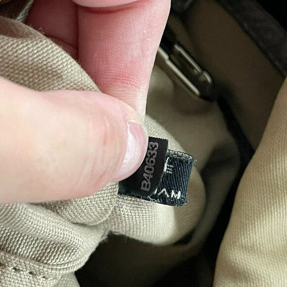 Cole Haan Brushed Silver Leather Distressed Crossbody Hobo Purse - Picture 10 of 10